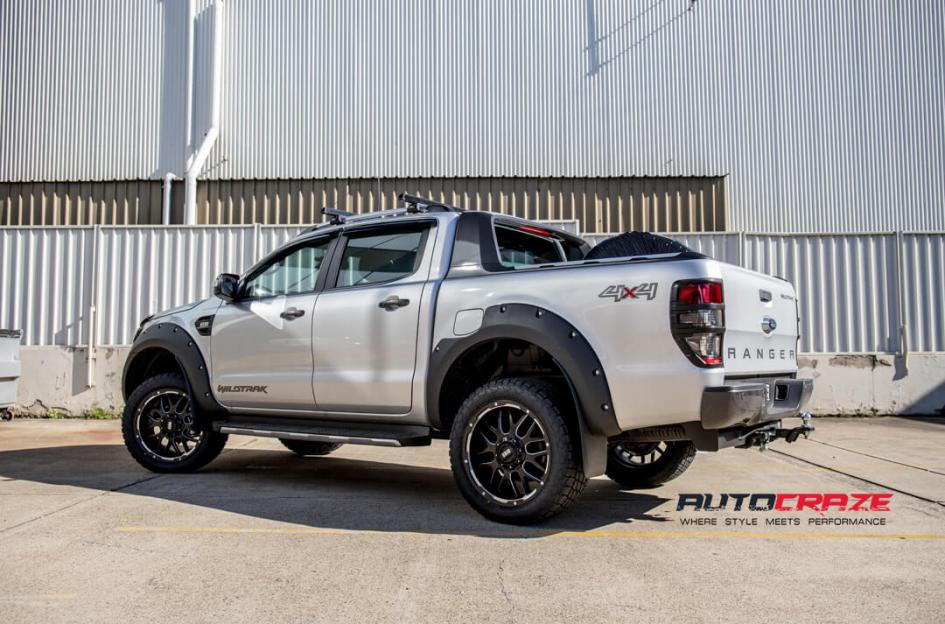 FORD RANGER GD02 MATTE BLACK MILLED ACCENTS